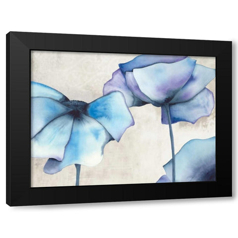 Poppy Avenue I Black Modern Wood Framed Art Print by Hendrick, Cathy