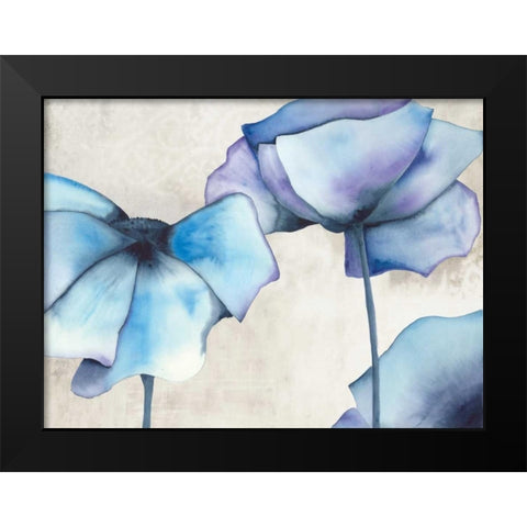 Poppy Avenue I Black Modern Wood Framed Art Print by Hendrick, Cathy