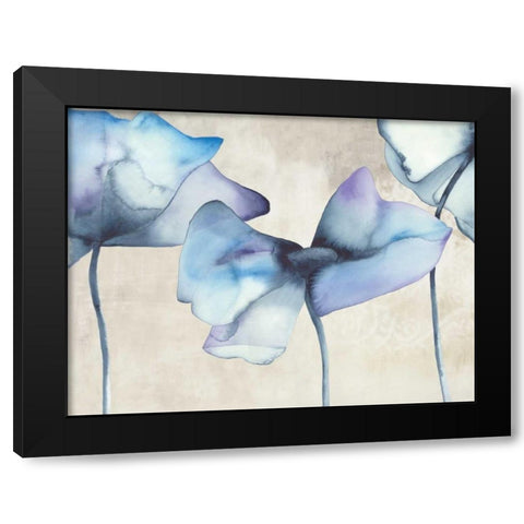 Poppy Avenue II Black Modern Wood Framed Art Print by Hendrick, Cathy