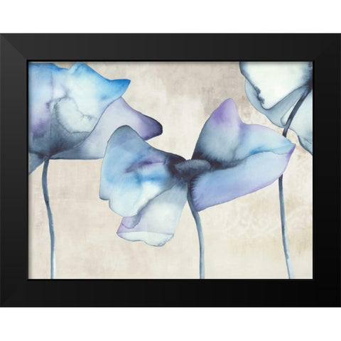 Poppy Avenue II Black Modern Wood Framed Art Print by Hendrick, Cathy