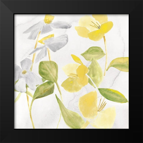 Light Bouquet I Black Modern Wood Framed Art Print by Hendrick, Cathy