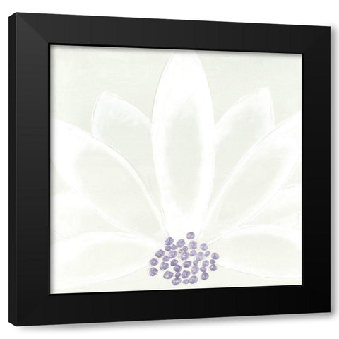 Lotus II Black Modern Wood Framed Art Print by Hendrick, Cathy