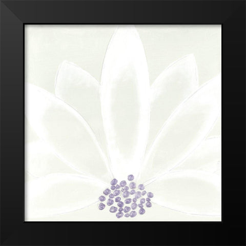 Lotus II Black Modern Wood Framed Art Print by Hendrick, Cathy
