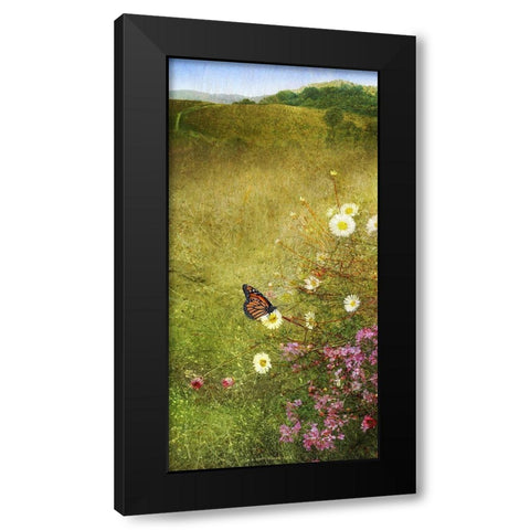 In the Meadow I Black Modern Wood Framed Art Print with Double Matting by Vest, Chris