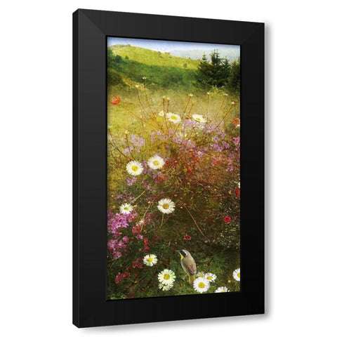 In the Meadow II Black Modern Wood Framed Art Print by Vest, Chris