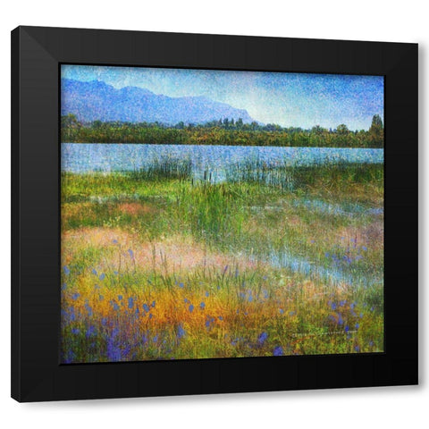Lake Near Mesa Verde Black Modern Wood Framed Art Print with Double Matting by Vest, Chris