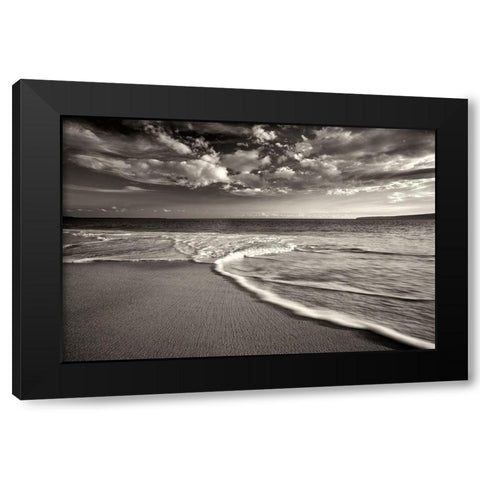 Tranquility II Black Modern Wood Framed Art Print with Double Matting by Frates, Dennis