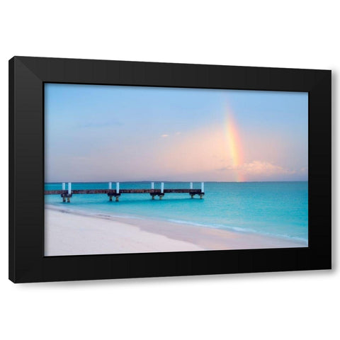 Rainbow Peak  Black Modern Wood Framed Art Print by Frates, Dennis