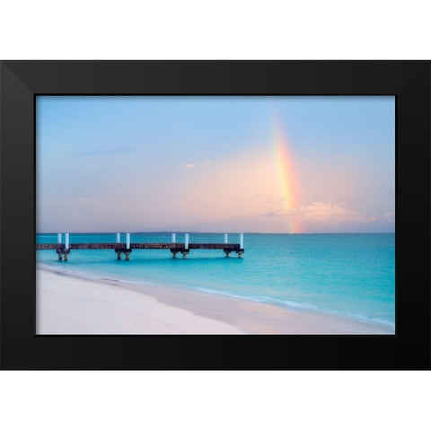 Rainbow Peak  Black Modern Wood Framed Art Print by Frates, Dennis