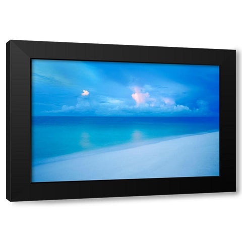 Rays Black Modern Wood Framed Art Print with Double Matting by Frates, Dennis