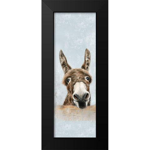The DonkeysÂ  Black Modern Wood Framed Art Print by Perejopgina, Dina