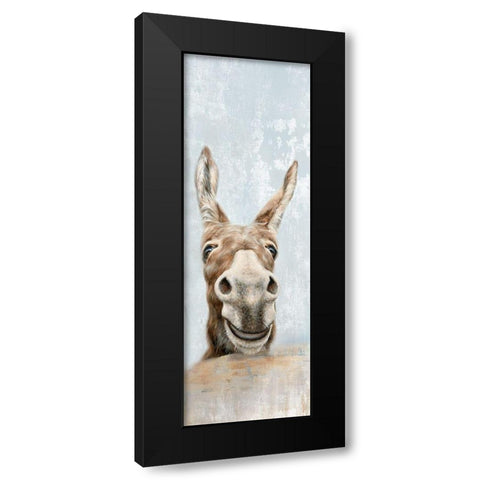 The Donkeys  Black Modern Wood Framed Art Print with Double Matting by Perejopgina, Dina