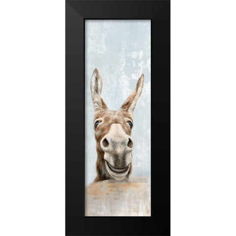 The Donkeys  Black Modern Wood Framed Art Print by Perejopgina, Dina