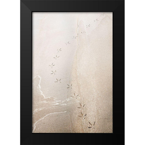 Just Passing By Black Modern Wood Framed Art Print by Kirshner, Dmitry