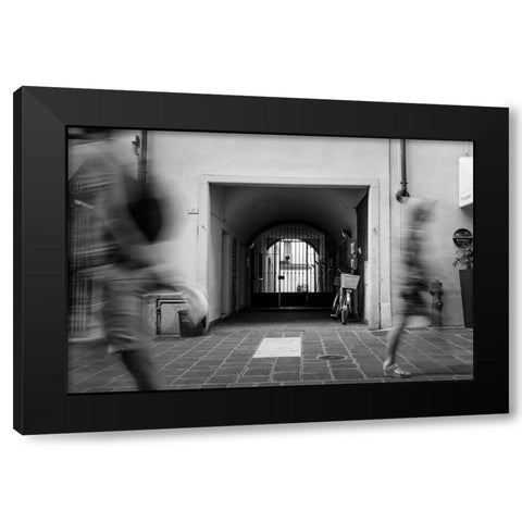 Passing By  Black Modern Wood Framed Art Print by Kirshner, Dmitry