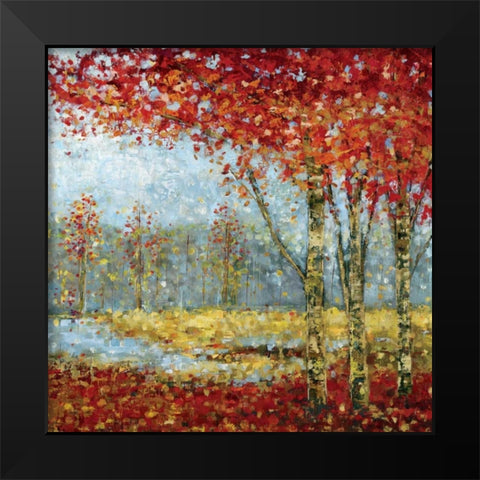Into the Light I Black Modern Wood Framed Art Print by Dolce, Carmen