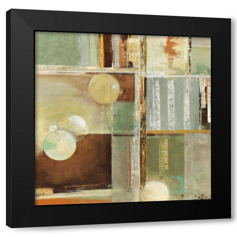 Ice and Bubbles I Black Modern Wood Framed Art Print with Double Matting by Dolce, Carmen
