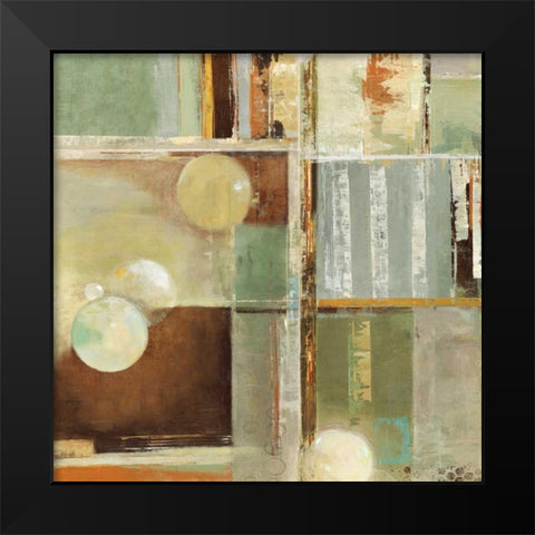 Ice and Bubbles I Black Modern Wood Framed Art Print by Dolce, Carmen