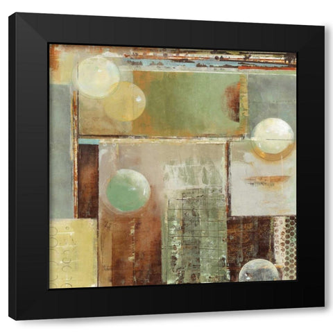 Ice and Bubbles II Black Modern Wood Framed Art Print by Dolce, Carmen
