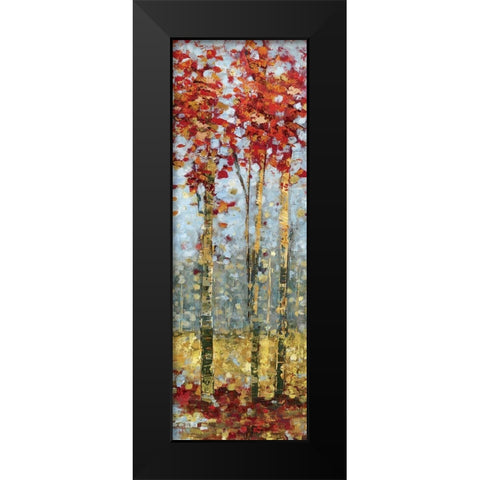 Crimson Woods II  Black Modern Wood Framed Art Print by Dolce, Carmen