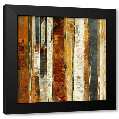 Red Amber II Black Modern Wood Framed Art Print by Dolce, Carmen