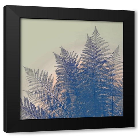 Orange Sky Black Modern Wood Framed Art Print with Double Matting by Savone, Daniela
