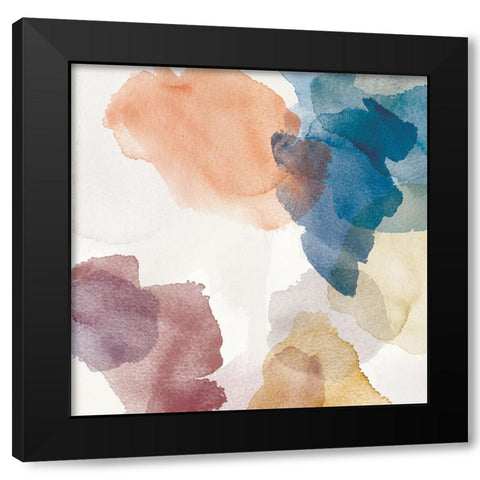 Flow of Spring I Black Modern Wood Framed Art Print by Savone, Daniela