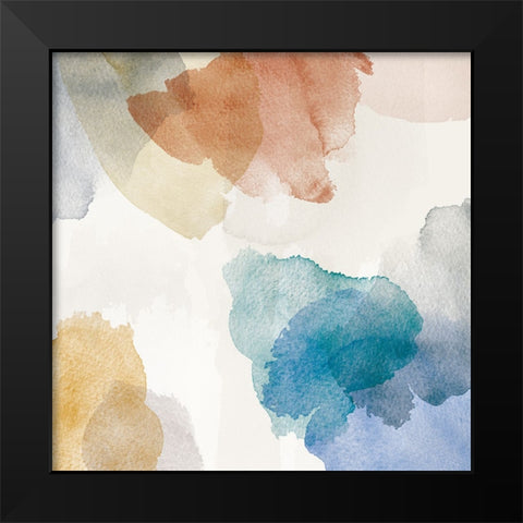 Flow of Spring II Black Modern Wood Framed Art Print by Savone, Daniela
