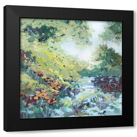 Sanctuary Black Modern Wood Framed Art Print by Riger, Sue