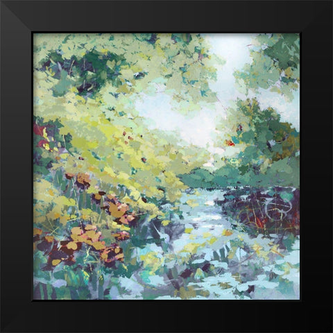Sanctuary Black Modern Wood Framed Art Print by Riger, Sue