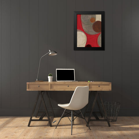Evolution I Black Modern Wood Framed Art Print by Varrasso, Enrico