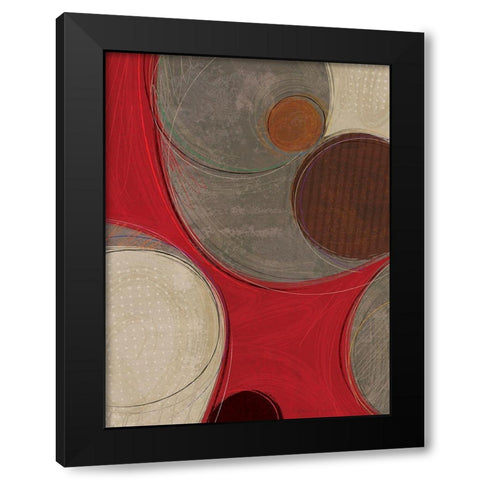 Evolution I Black Modern Wood Framed Art Print with Double Matting by Varrasso, Enrico