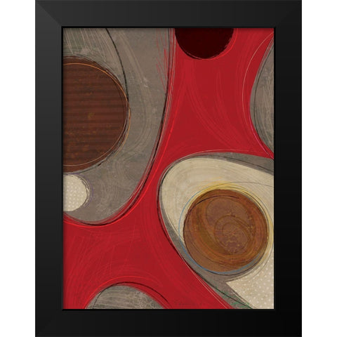 Evolution III Black Modern Wood Framed Art Print by Varrasso, Enrico