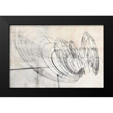 Traipse I Black Modern Wood Framed Art Print by Varrasso, Enrico