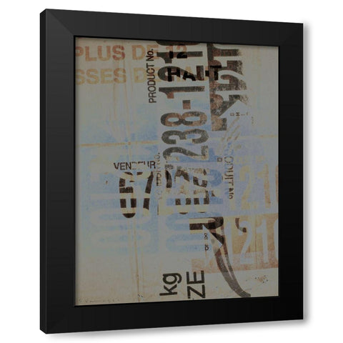Greek to Me VIII Black Modern Wood Framed Art Print by Varrasso, Enrico