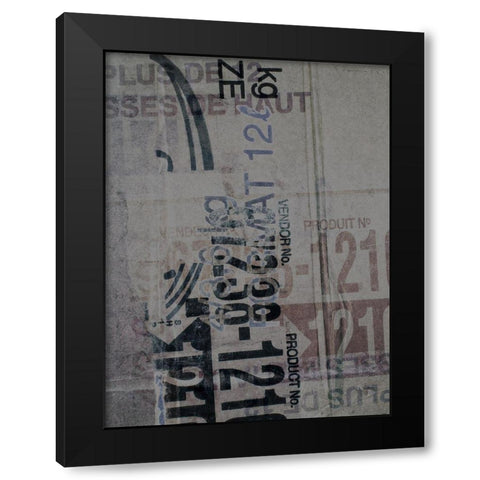 Greek to me XX Black Modern Wood Framed Art Print by Varrasso, Enrico