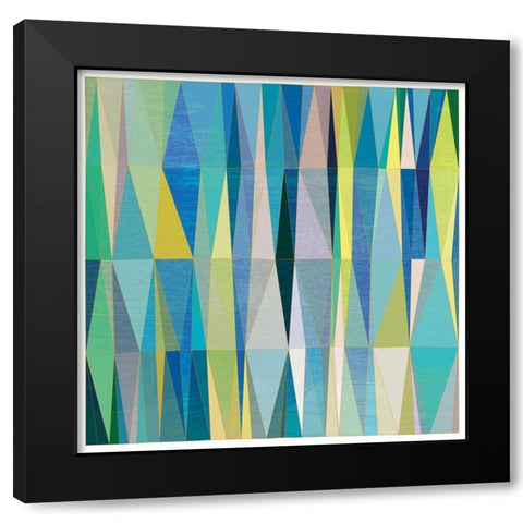 Summer Ice I Black Modern Wood Framed Art Print with Double Matting by Varrasso, Enrico