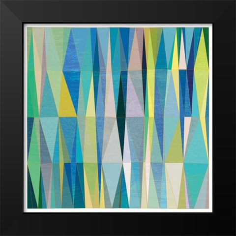 Summer Ice I Black Modern Wood Framed Art Print by Varrasso, Enrico