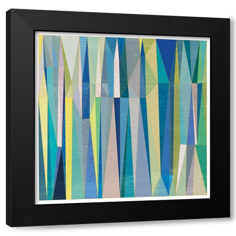 Summer Ice II Black Modern Wood Framed Art Print by Varrasso, Enrico