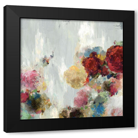 September II Black Modern Wood Framed Art Print by Ella K.