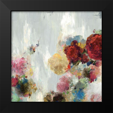September II Black Modern Wood Framed Art Print by Ella K.