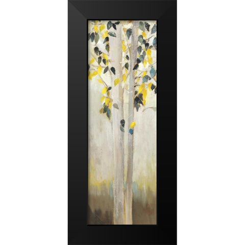 Walking Through Trees II Black Modern Wood Framed Art Print by K, Ella
