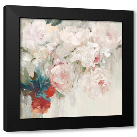 Big Bouquette II Black Modern Wood Framed Art Print by Ella K