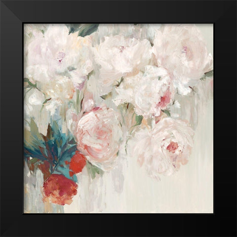 Big Bouquette II Black Modern Wood Framed Art Print by Ella K