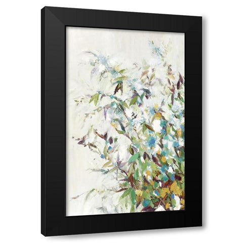 Early Blossom Black Modern Wood Framed Art Print by K, Ella