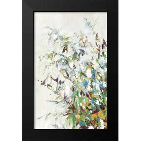 Early Blossom Black Modern Wood Framed Art Print by K, Ella