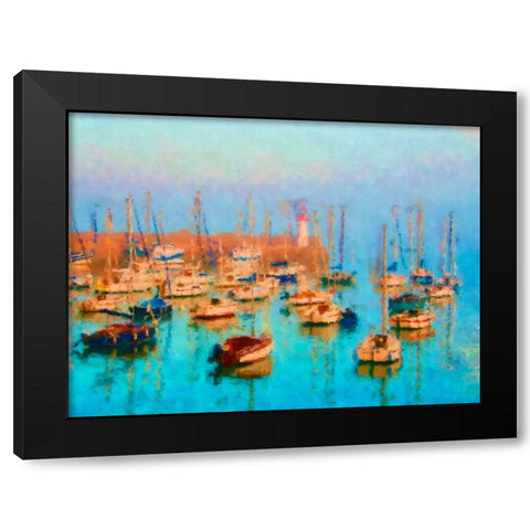 Brithar Black Modern Wood Framed Art Print with Double Matting by Shafer, E.M.