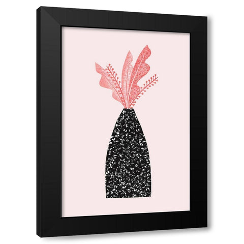 Decorative Vase Black Modern Wood Framed Art Print with Double Matting by Donne, Melissa