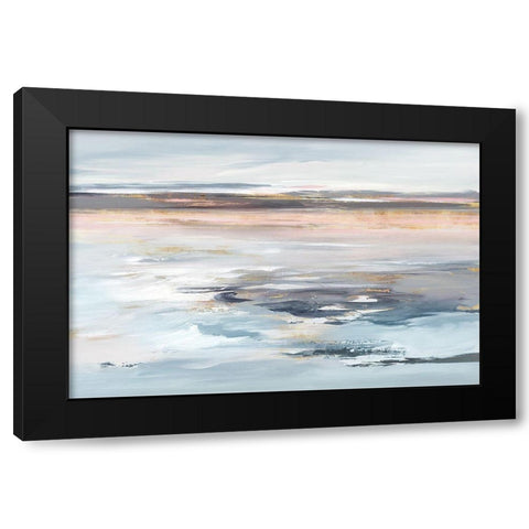 Beyond the Sea Black Modern Wood Framed Art Print by Lera