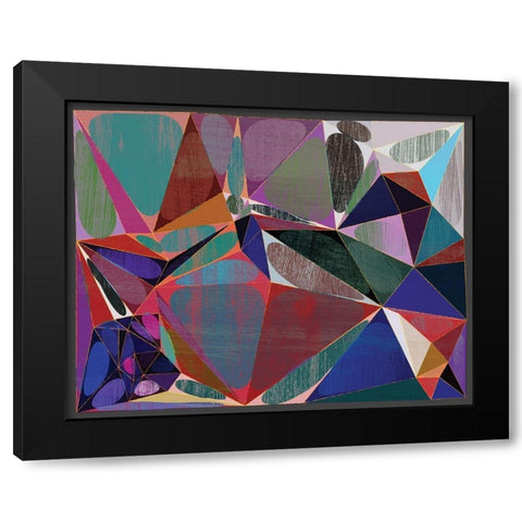 Starry Autumn Black Modern Wood Framed Art Print by Varrasso, Enrico